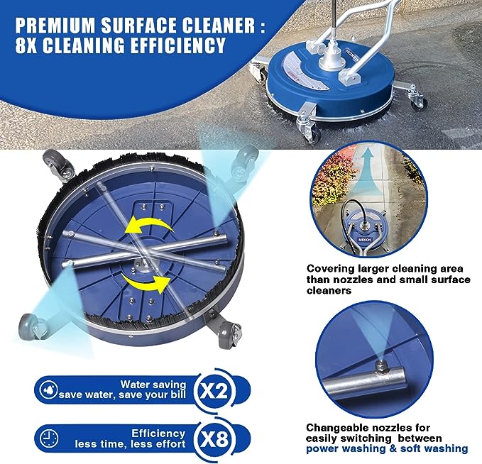 Professional Pressure Washer Surface Cleaner